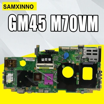 

X71A Laptop motherboard For Asus Test original mainboard GM45 M70VM M70VN M70VIntegrated graphics