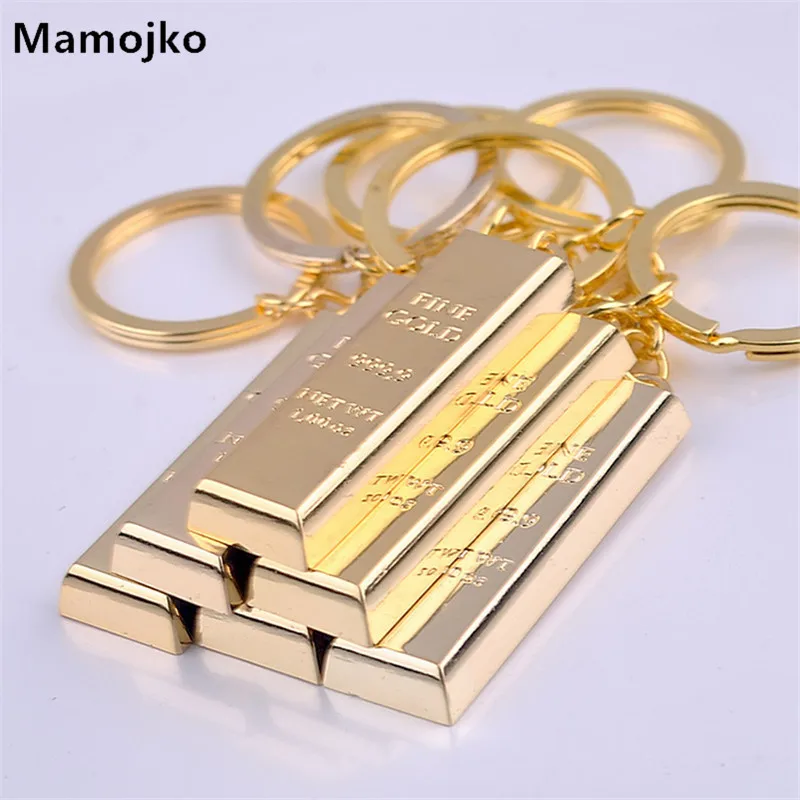 Золотой брелок для ключей Mamojko хорошего качества металлический держатель