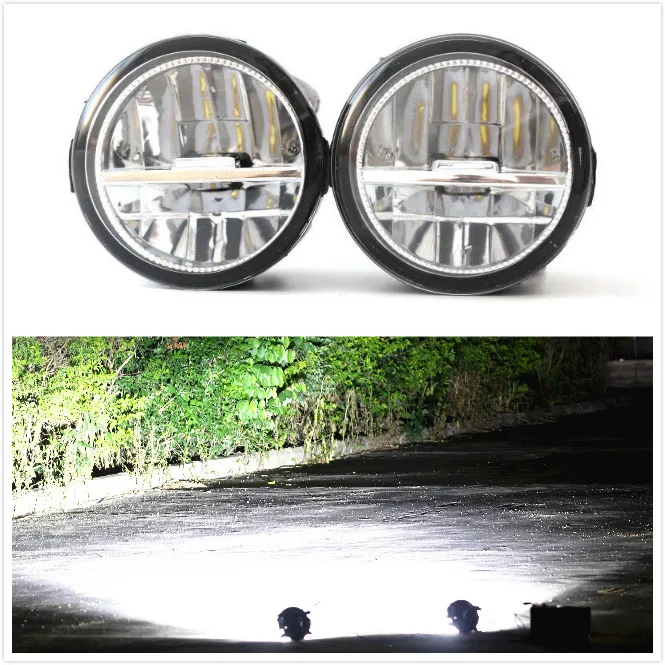 For NISSAN MURANO (Z51) 2007/08/09/10/11-2015 Led Fog Lamps White High BrightnesDrl Lens Fog-proof Light Car-covers 261508990 | Автомобили