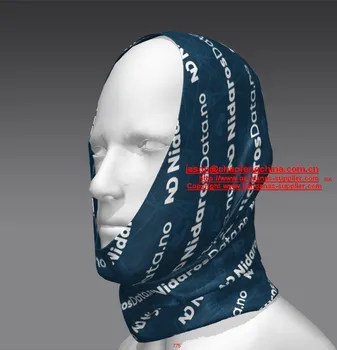 

Customized 2500pcs Polyester multifunctional tubular bandana for Thor Norway, two color mouds, include FedEx shipping cost