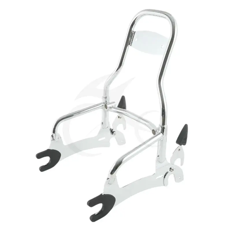 

Chrome/Black 12" Passenger Sissy Bar For Indian Chief Classic 2014-2018 Dark Horse 2016-2018 Vintage Motorcycle