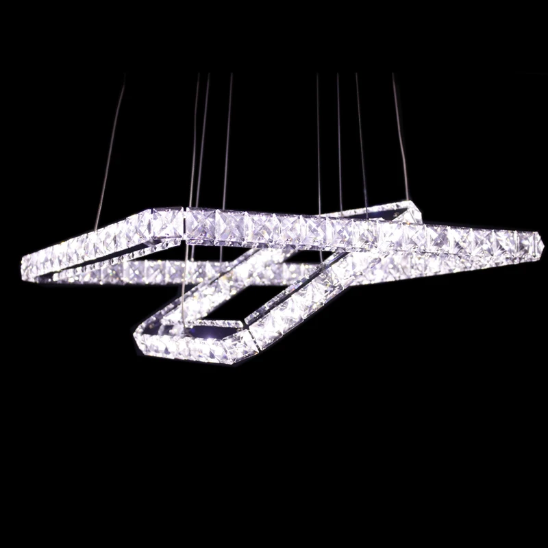 

Ecolight Modern Crystal Led Pendants Lamps Ceiling Chandelier Light Fixture Hanging Lighting For Dining Bed Living Room Hanglamp
