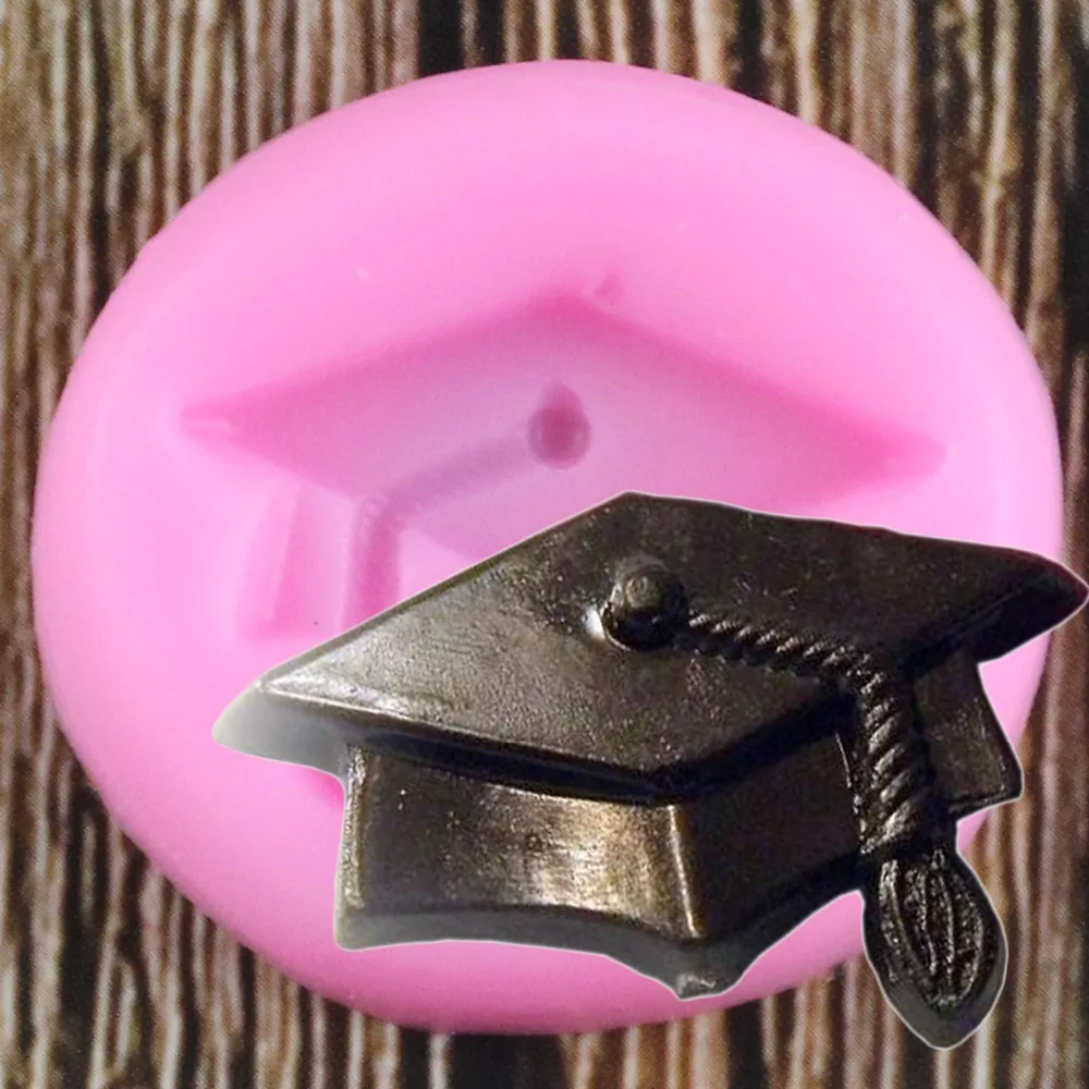 

Silicone Graduation Hat Cake Border Mold Cupcake Fondant Cake Decorating Candy Mold Resin Jewelry Polymer Clay Chocolate Molds