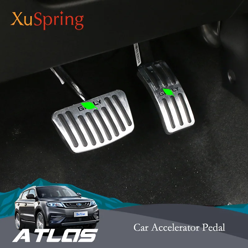 Car Accelerator Oil Footrest Pedal Plate Clutch Throttle Brake Treadle For Geely Atlas Boyue Emgrand NL