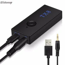 3.5 мм стерео аудио кабель Беспроводной Bluetooth 3.0 Dongle Музыка Аудио передатчик Bluetooth приемник Отправитель адаптер для ТВ Планшеты