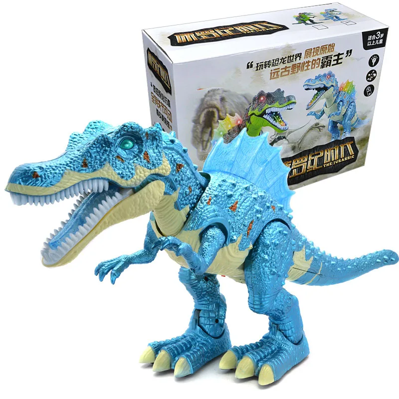 

1Pcs Jurassic Electric Children Toy Pet Walking Dinosaur Roaring Flashing Light Electronic Toys Educational Game Machine GIft