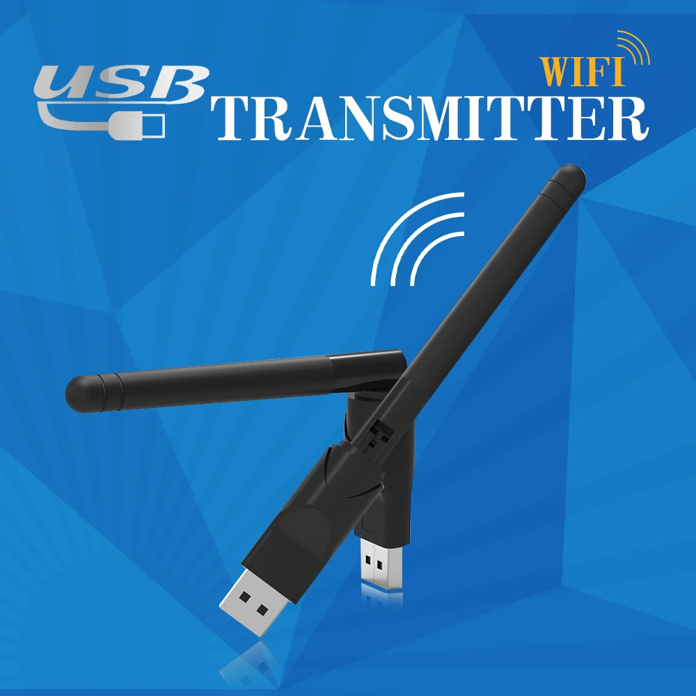 Ralink RT5370 USB 2,0 150 Мбит/с WiFi беспроводная сетевая карта 802,11 b/g/n LAN адаптер с поворотная антенна и розничная упаковка