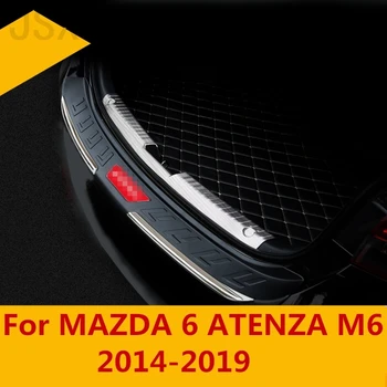 

threshold Article Welcome pedal Rear Guard Tailgate decoration Bright strip car styling For MAZDA 6 ATENZA M6 2014-2019