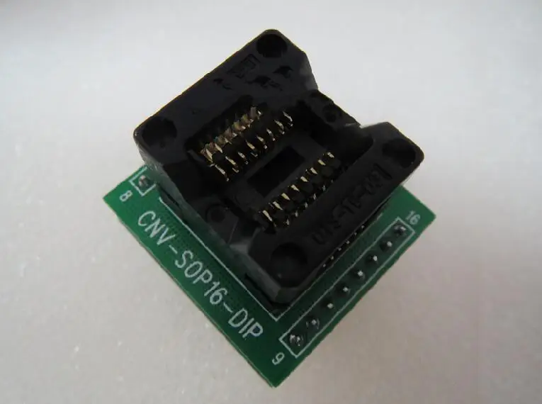 Оригинальное тестовое сиденье ENPLAS IC SOP16 DIP16 SOP8 SOIC8 SOIC16 PIN16 адаптер для сжигания