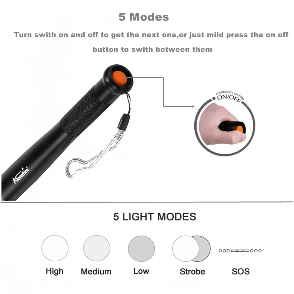 X970 led flashlight (8)