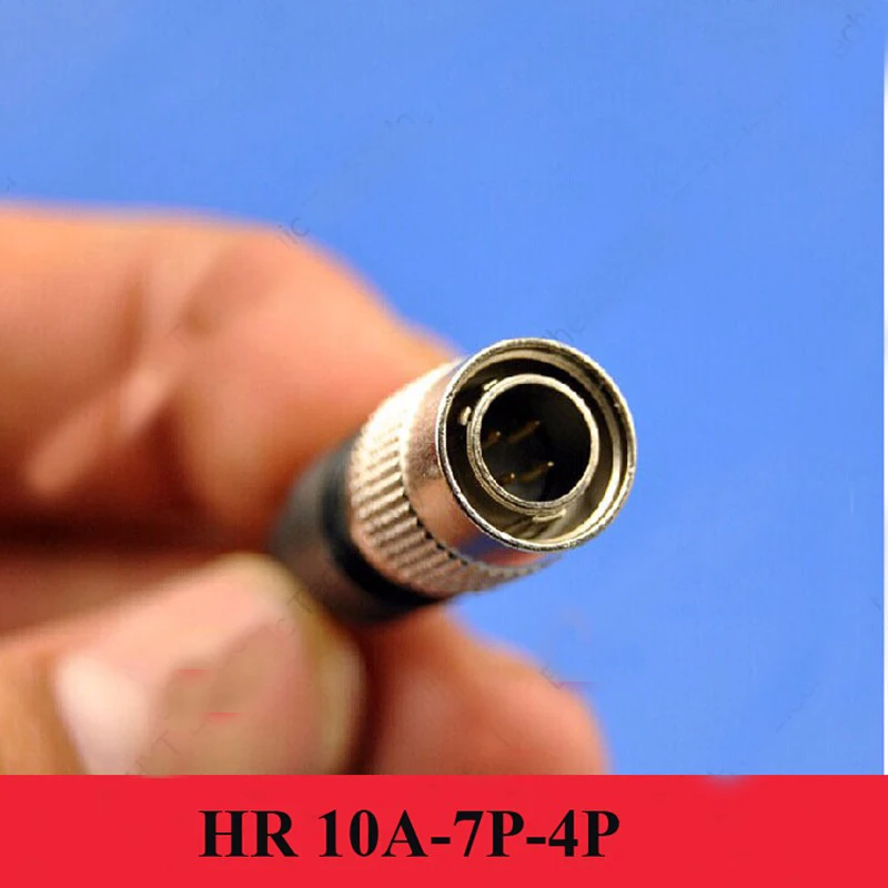 

Hirose Connector 4 pin plug, HR10A-7P-4P, Red camera cable connector 4 pin plug, Automation equipment power connector plug