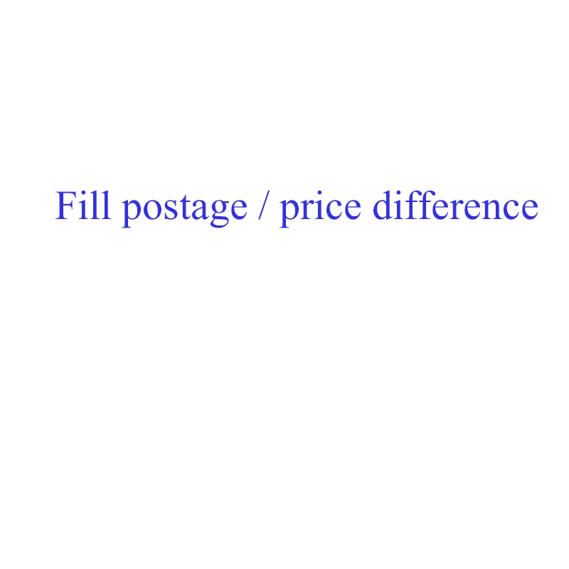 

Fill postage / price difference