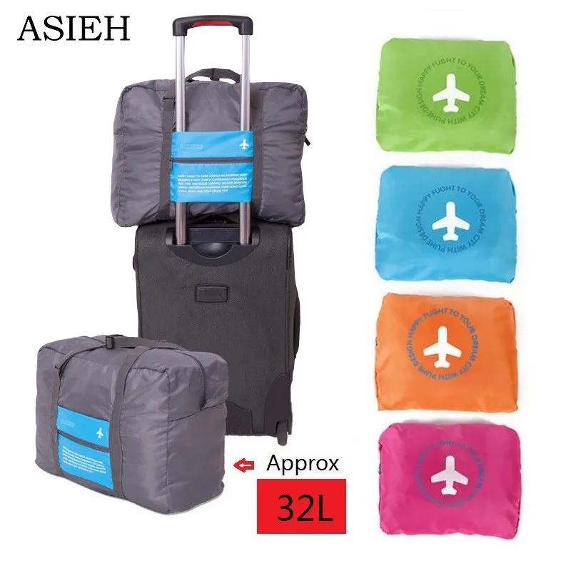 

Practical Travel Bags High capacity fold Travel bag Multi function Handbag board plane waterproof luggage handbags packing cubes