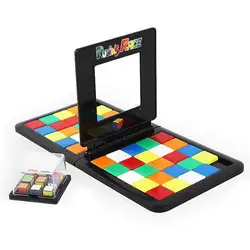 Цветной боевой гоночный кубик для игры родитель-ребенок Взаимодействие куб Настольный развивающие игрушки, мозаика