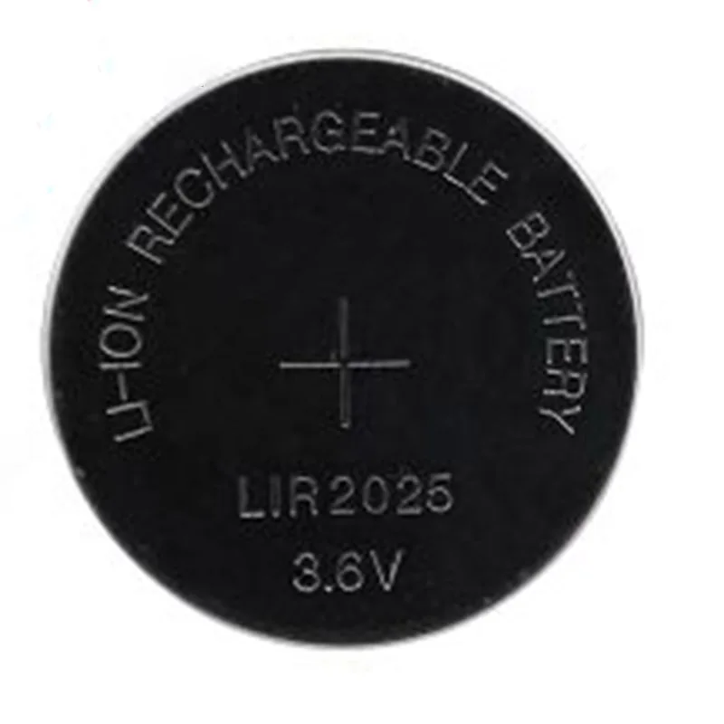 

2PCS/LOT LIR2025 Rechargeable Battery for BMW Car Key Li-ion Battery Button/Coin Cell 3.6V 30mAh Repleace CR2025