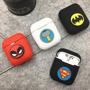 

Cartoon Soft Silicone Earphone Case For Apple Airpods Shockproof Cover For Apple AirPods Ultra Thin Air Pods Protector Case