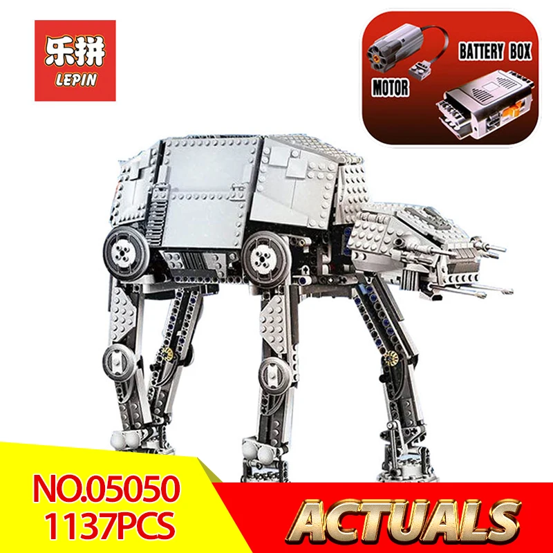 Lepin 05050 Star Classic 1137pcs the robot Model Building blocks Bricks LegoINGlys 10178 Motorized Walking AT-AT Boy toys Wars hot new compatible legoinglys star wars series motorized walking at at model robot building blocks toys for children gift