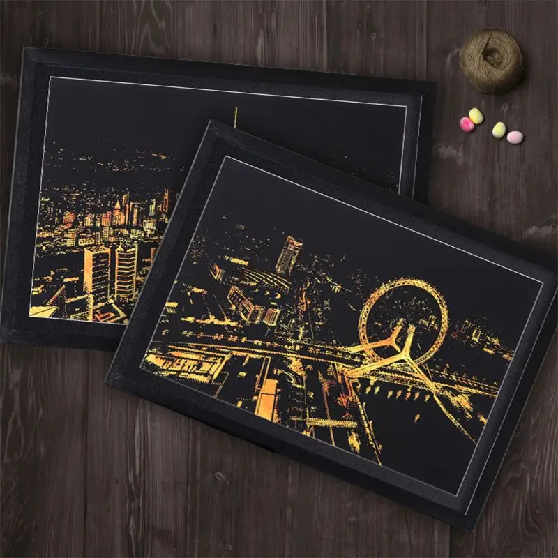 Black Rectangle Environmental Acrylic Photo Frame With Installing Accessories Waterproof mothproof DIY Frame Home Decer