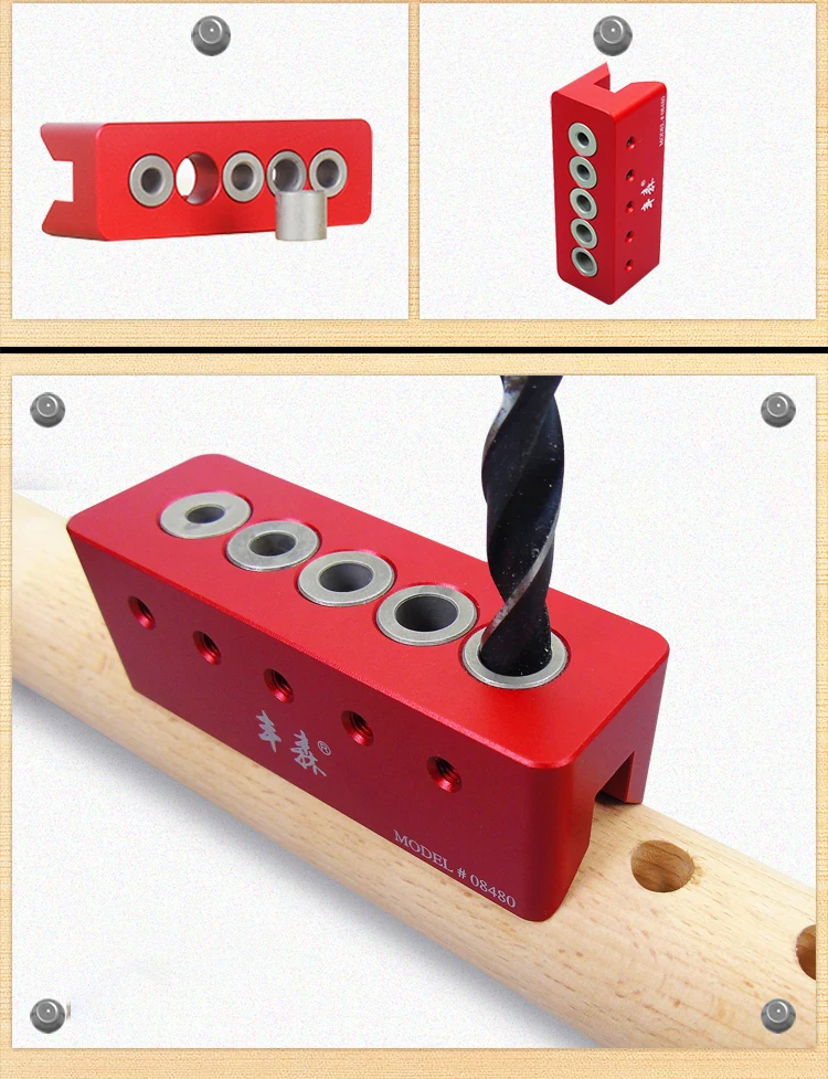 Woodworking Tools Woodworking Drilling Locators Roundwood Boring Machine Locator