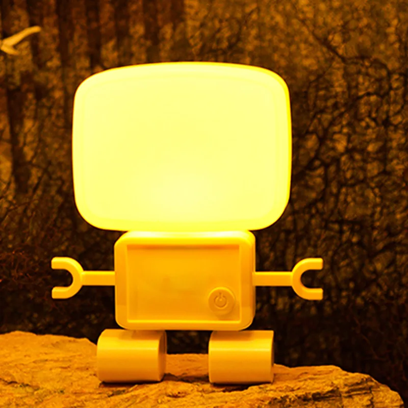 Creative USB Sound Sensitive Light Intelligent Robot Lamp,Robot Story
