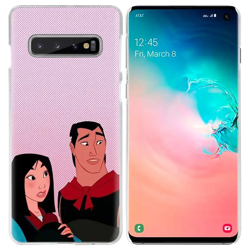 Мулан комиксов чехол для samsung Galaxy S10 5G S10e S9 S8 M30 M20 M10 J4 J6 плюс J8 Примечание 8 9 Ясно Жесткий чехол для телефона PC Coque - Цвет: 10