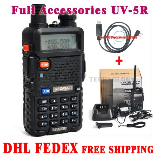 4 шт./лот портативный UV-5R UV 5R UV5R 128CH двухдиапазонный VHF/UHF 136-174/400-520 двухстороннее Радио рация 014089