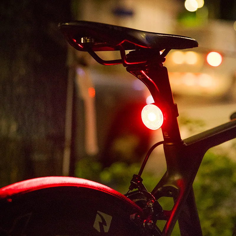 Discount GACIRON Waterproof Bike Tail Light Smart Warning Light USB Rechargeable MTB Road Bike Safety Riding LED Lamp Cycling Accessories 1