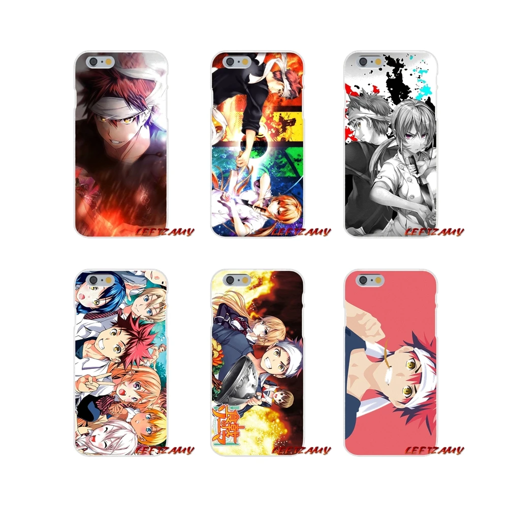 

For Samsung Galaxy S3 S4 S5 MINI S6 S7 edge S8 S9 Plus Note 2 3 4 5 8 food wars shokugeki no soma Accessories Phone Cases Covers