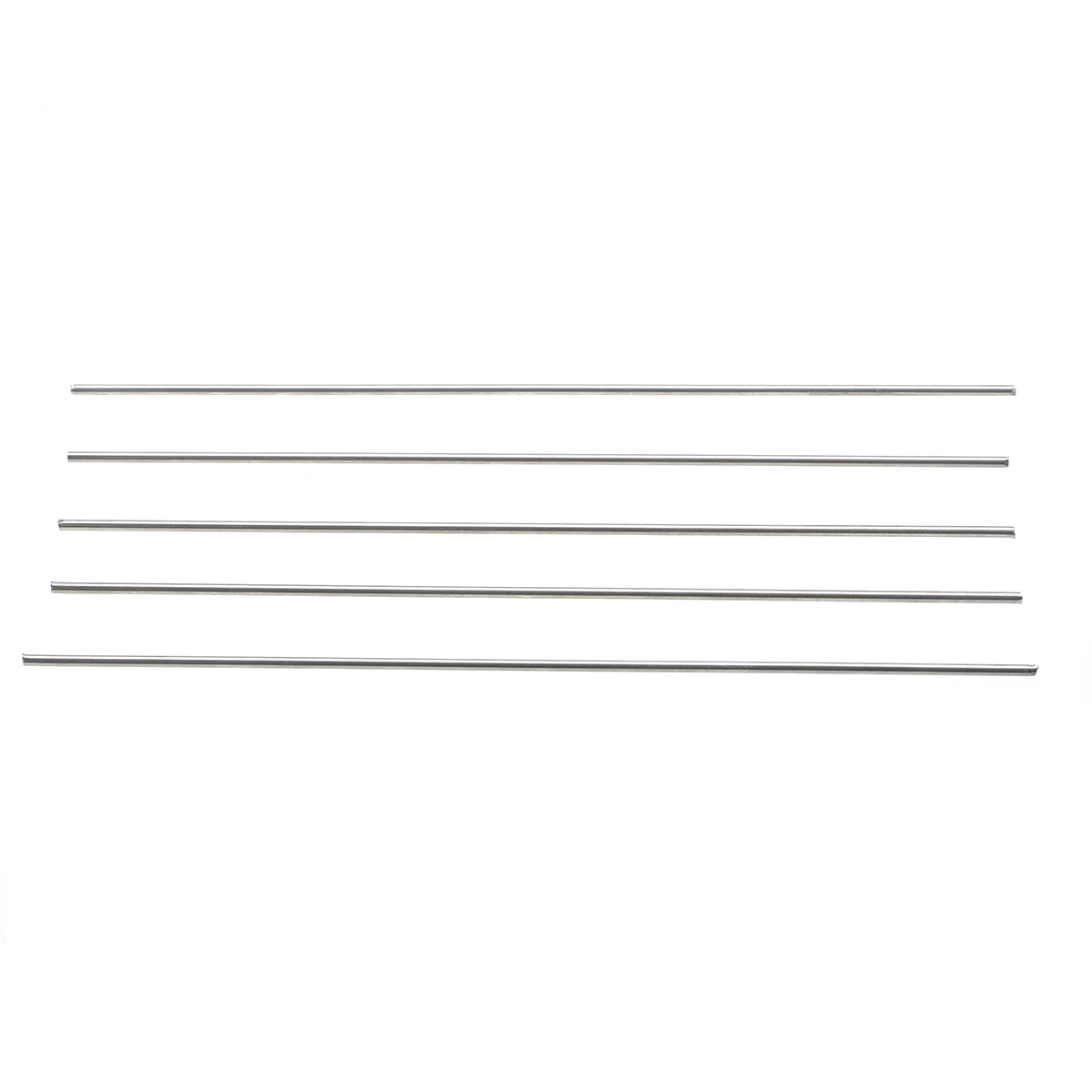 5pcs Grade 5 GR5 Titanium Ti Rods Stick Bar Shaft 3mm Diameter 25cm Length For Industries Tools