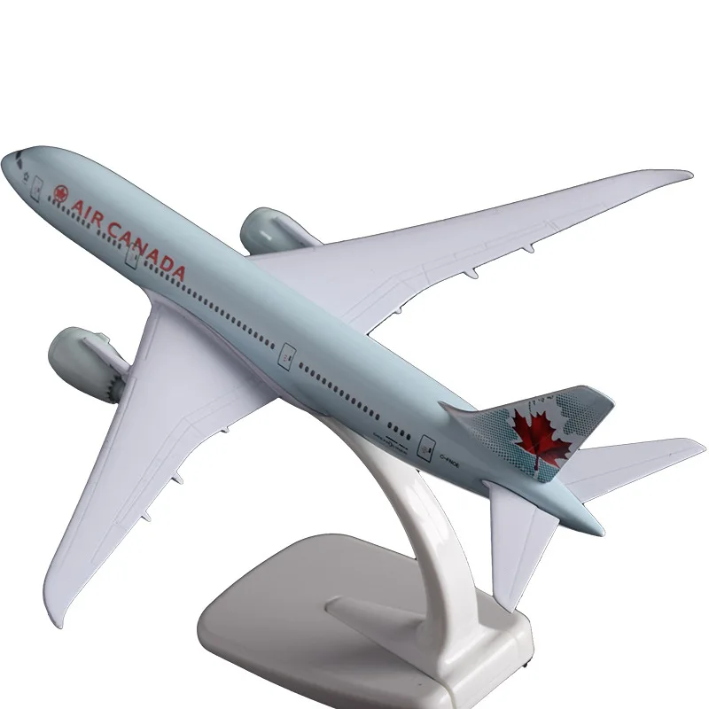 20 cm Boeing 787 aircraft model Air Canada model Air Canada Aircraft B787 aircraft aviation aviation Airbus booth craft 