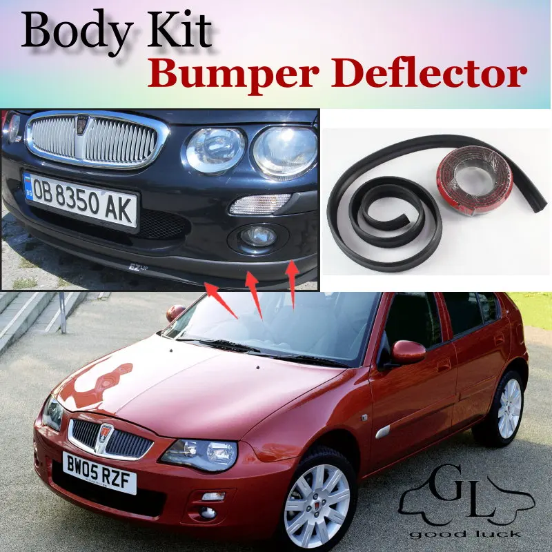 

Bumper Lip Deflector Lips For Rover 200 / 25 Front Spoiler Skirt For TopGear Friends to Car Tuning View / Body Kit / Strip
