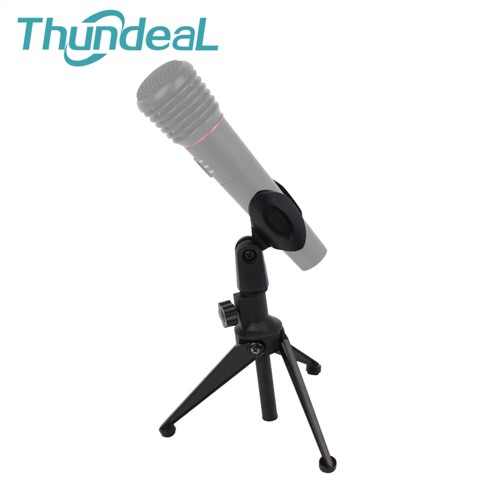 ThundeaL мини портативный настольный микрофон штатив Настольный Регулируемый