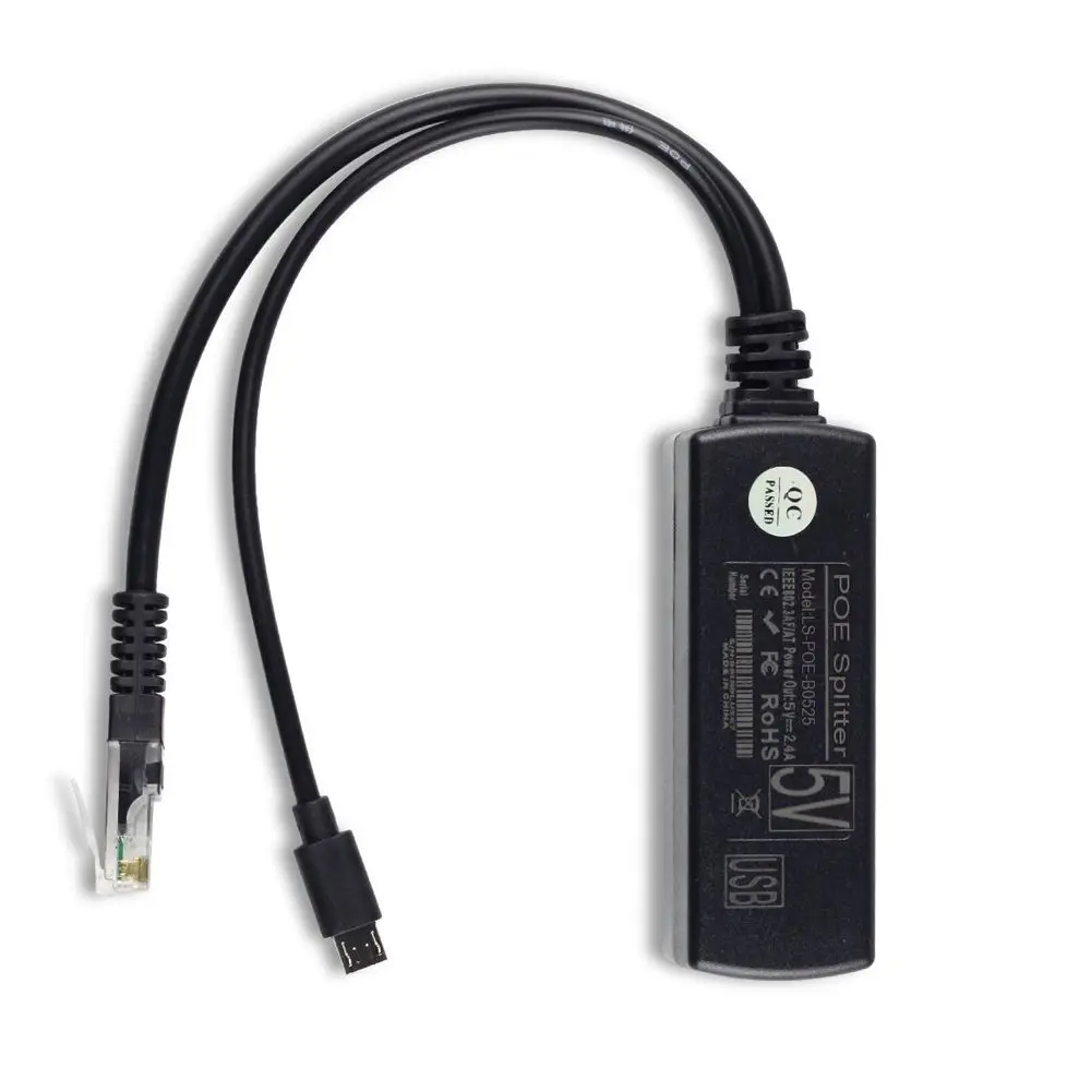 POE Питание модуль стандартный изолированный splitter 48 В до 5V2. 4A USB usb-концентратор