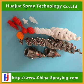 

Plastic Spiral spray water nozzle spiral nozzle used for desulfurization and dust removal