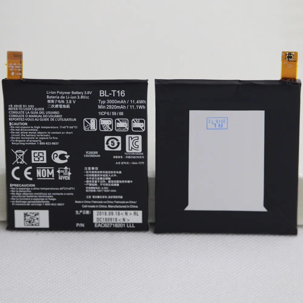 Для LG BL T16 аккумулятор для телефона G Flex 2 H950 H955 H959 LS996 US995 3000 мАч запасная батарея