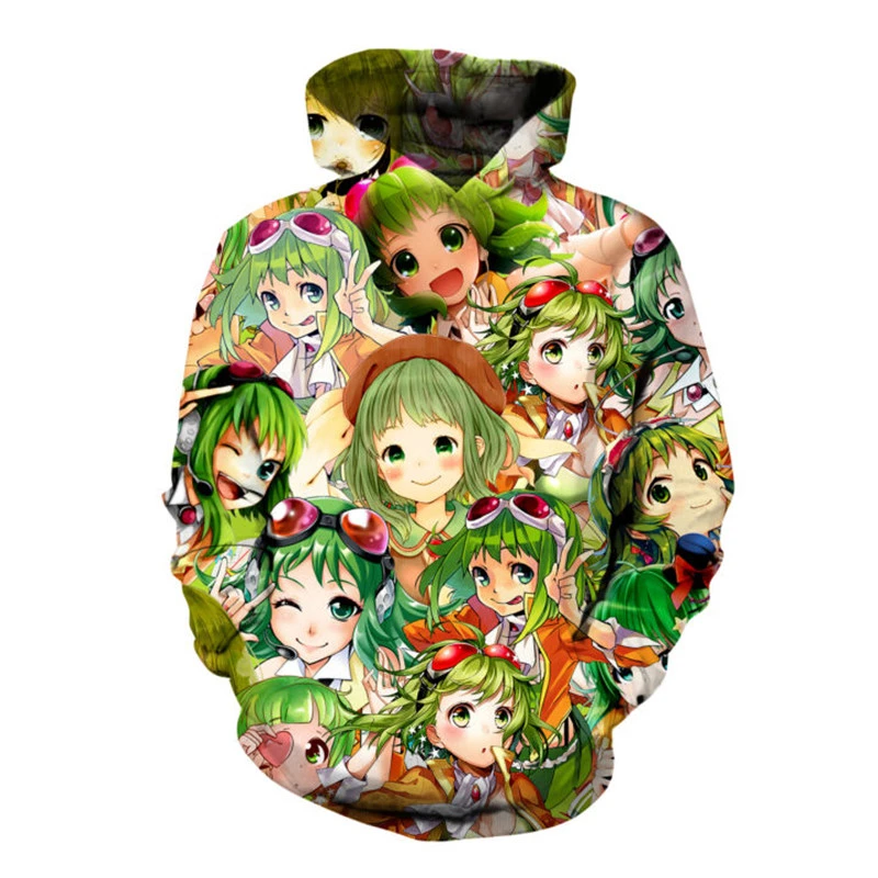 Soshirl 最高コーラスコミックパーカー Gumi ボーカロイドかわいい女の子プルオーバーアニメファンコスプレストリートおかしいかわいいトップス パーカー スウェット Aliexpress