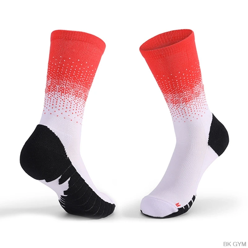 Mens Womens Soccer Socks Riding Cycling Socks Bicycle Sports Socks Breathable Socks Basketball Football Socks Fit for 38-44