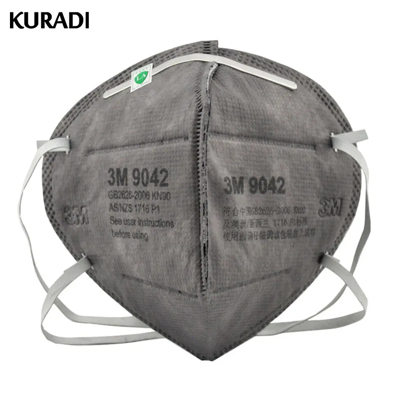 

1/5/10/15pcs 3M 9042 Dust Mask KN90 Anti Organic Vapor and Particle Respirator Activeted Carbon Masks for Paint Welding Mining