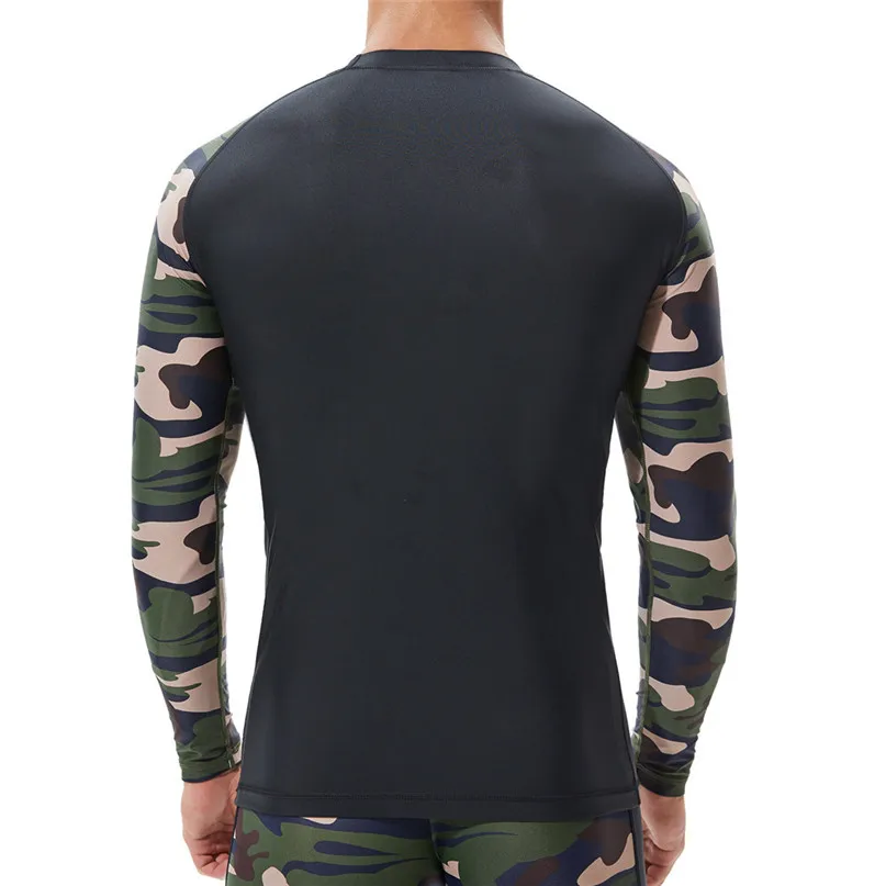 UV Protect Surfing Rash Guard Men Swimwear Long Sleeve Swimsuit Mens Rashguard Surf Shirt For Swimming Sailing Diving Wetsuits 2 (7)