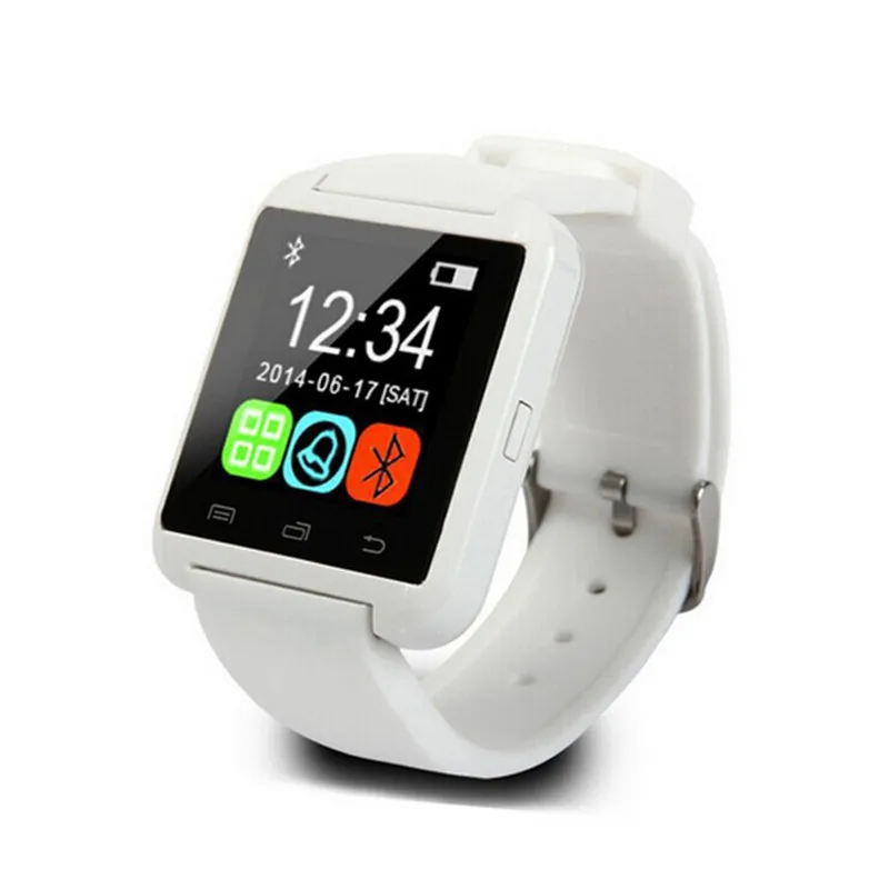 Lowest Price Bluetooth White Wrist Smart Watch U8 for Android Phone Smartphones font b SmartWatch b