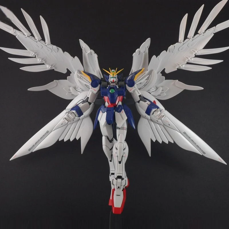 

Japaness Original Gundam MG 1/100 XXXG-00W0 WING GUNDAM ZERO ENDLESS WALTZ Gundam NINJAR SEED Mobile Suit Kids Toys With Holder