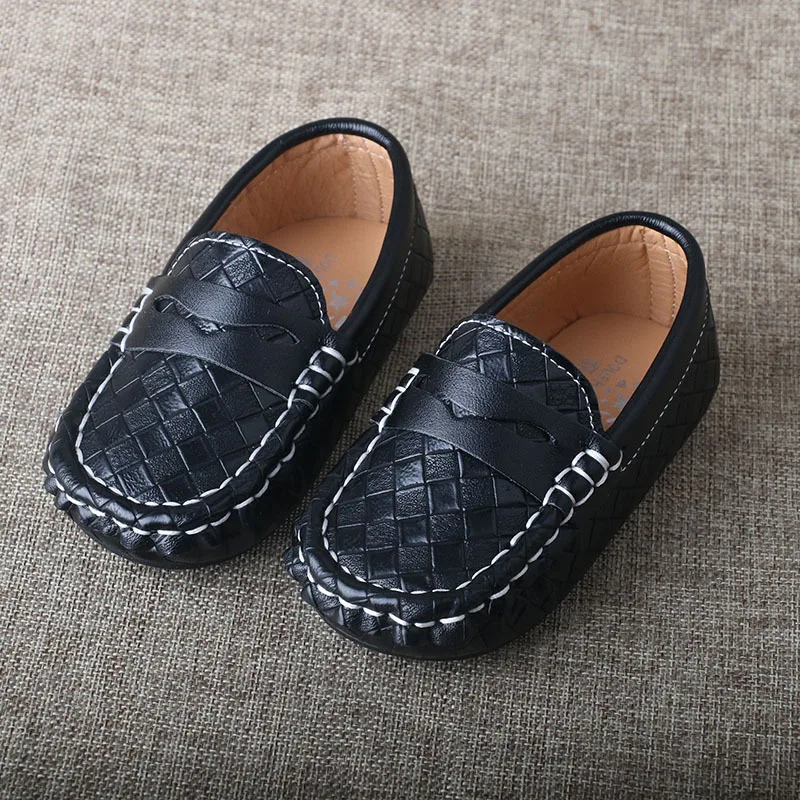 

2018 Spring Autumn Black Leather Boys Shoes For Wedding Fashion Children Casual Shoes Kids Sneakers Toddler Boy Shoes Loafers
