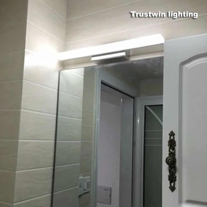 8W 14W 16W 18W 40CM 80CM 100CM 120CM stainless simple modern wall lamp light waterproof bathroom LED mirror light lamp sconce bathroom wall light fixtures