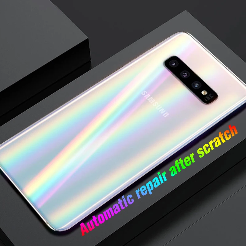 Akcoo Note 10 Plus aurora градиентная задняя пленка для samsung galaxy S8 S9 S10 Plus задняя защитная пленка для Note 8 9