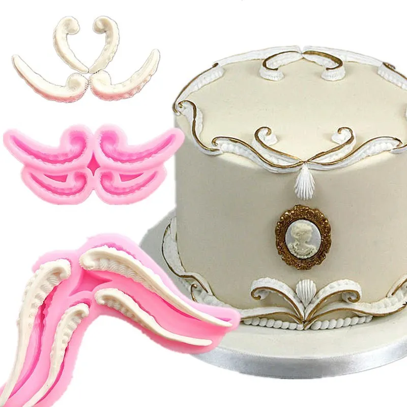 1PCS New Leather Shape or Big Size Relief Silicone Cake Molds Fondant Cupcake Jelly Chocolate Decorating DIY Gif | Дом и сад