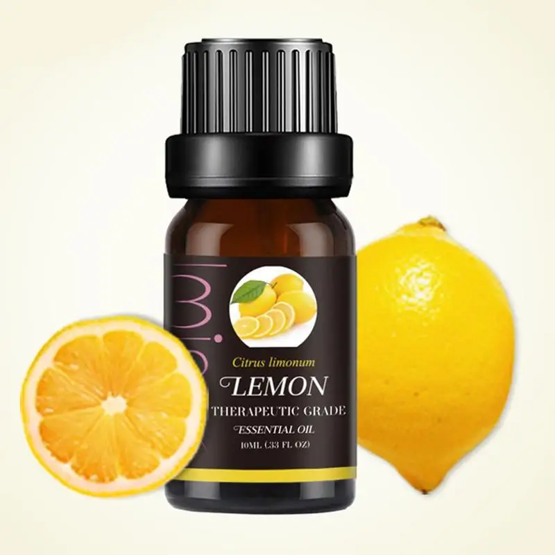Чистое растительное эфирное масло для массажа тела, термальное масло имбиря для тела, эфирные масла для скребковой терапии, спа/масло увлажнителя/Уход за волосами - Запах: lemon