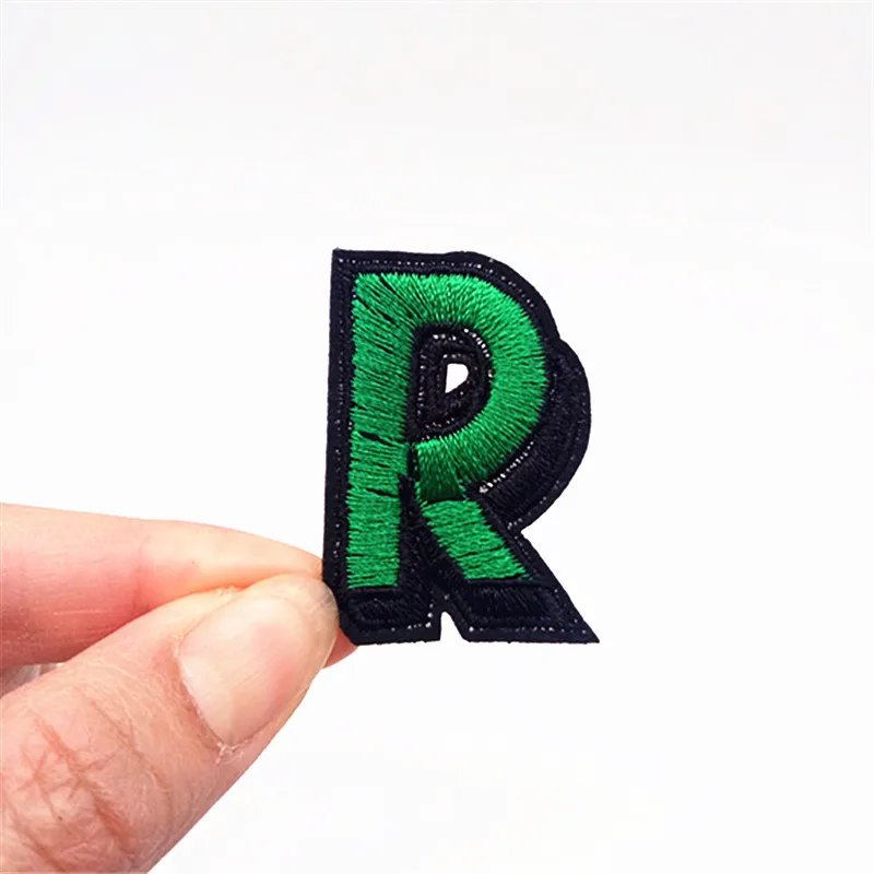 1 шт. Буква R патчи для Костюмы гладить на вышитые шить аппликация патч ткань