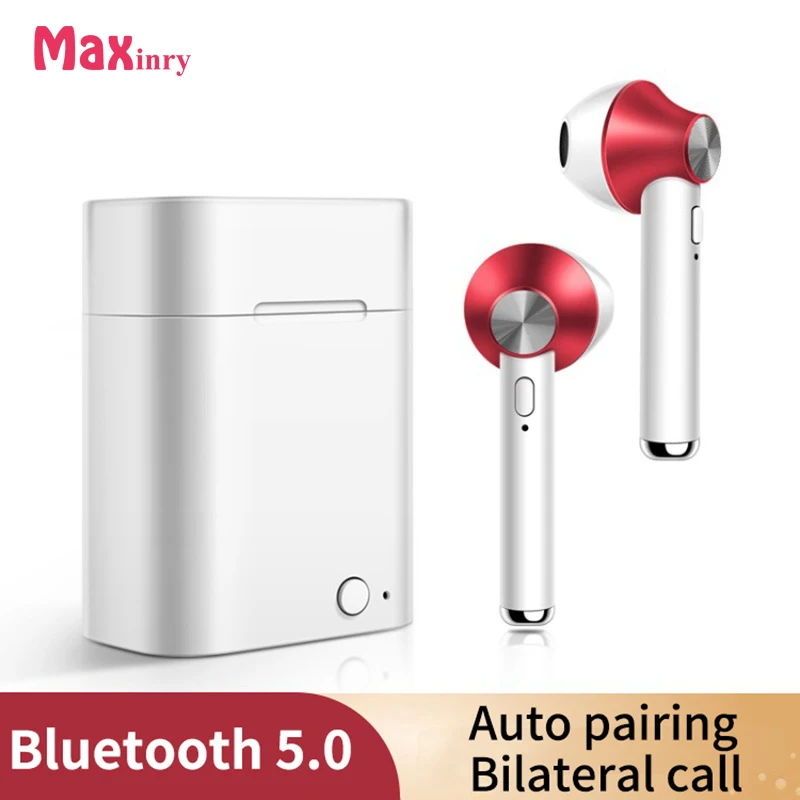 Maxinry D012 беспроводные наушники Bluetooth 5 0 TWS мини bluetooth гарнитура стерео Binaual вызов с