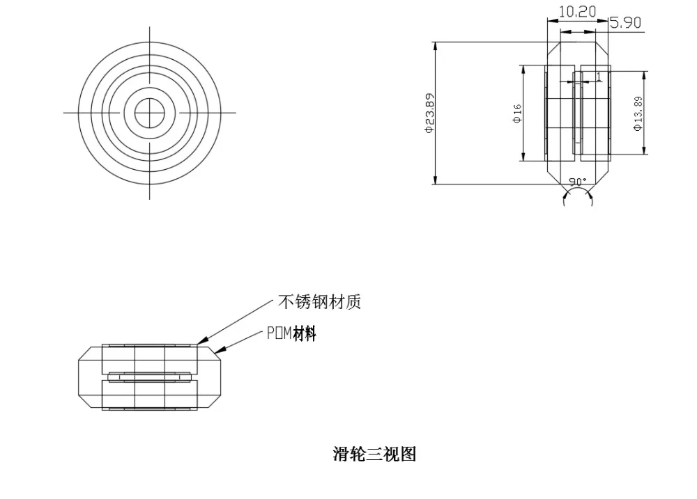 TEVO CNC для Openbuilds пластиковые колеса POM с подшипниками большие модели пассивные круглые колеса натяжной шкив шестерни perlin колеса для v-slot