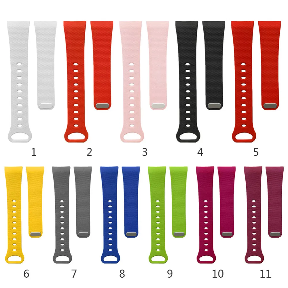 

1Pcs Silicone Watchband Wrist Strap Replacement Colorful Watch Replace Band for Samsung Gear Fit 2 SM-R360 Smart Watch Bands New